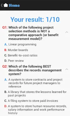 PMP Exam Prep android App screenshot 2